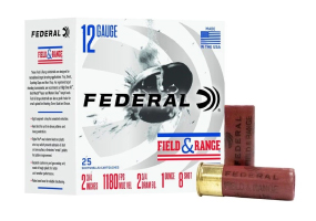 Federal Field & Range 12ga Shotshells 2-3/4", 1oz, #7.5 Shot, 25 Rounds