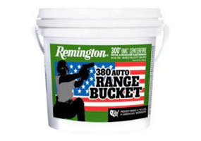 Remington Range Bucket UMC Pistol Ammo 380 ACP 95gr FMJ 300 Rounds