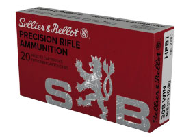 Sellier & Bellot Boat Tail HP 308 Winchester Ammo 168gr 20 Rounds