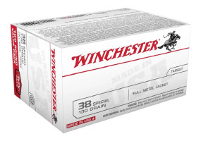 Winchester USA 38 Special 130gr FMJ 100 Rounds