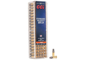 CCI Standard Velocity Lead RN 22 LR Ammo 100 Rounds