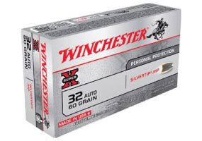 Winchester Ammo Silvertip .32 ACP 60gr JHP