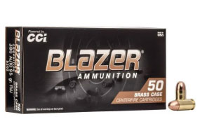 CCI Blazer Brass FMJ 380 ACP 95gr Ammo 50 Rounds