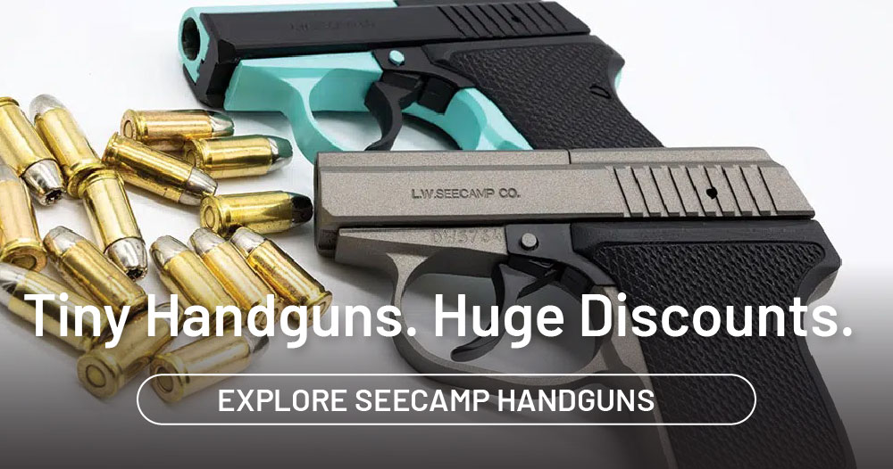 Tiny handguns. Huge Discounts.