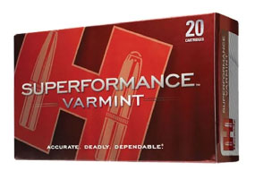 Hornady Superformance Varmint V-Max 223 Remington Ammo 53gr 20 Rounds
