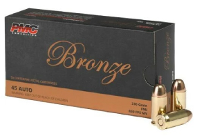 PMC Bronze .45 ACP Ammo 230gr FMJ 50 Rounds