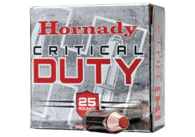 Hornady Critical Duty 9mm +P 135gr FlexLock, 25 Rounds