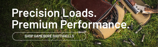 Precision loads. Premium performance. Shop Gamebore shotshells.