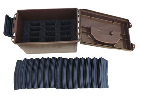 MTM Tactical Mag Can Flat Dark Earth Holds 15 Mags