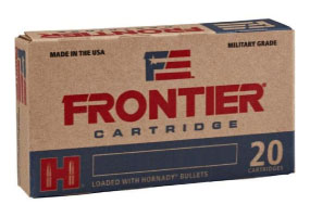 Hornady Frontier 5.56 Nato Hollow Point 55gr 20 Rounds