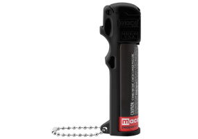 Mace Personal Pepper Spray 18 Grams OC Pepper 12 ft Range Black