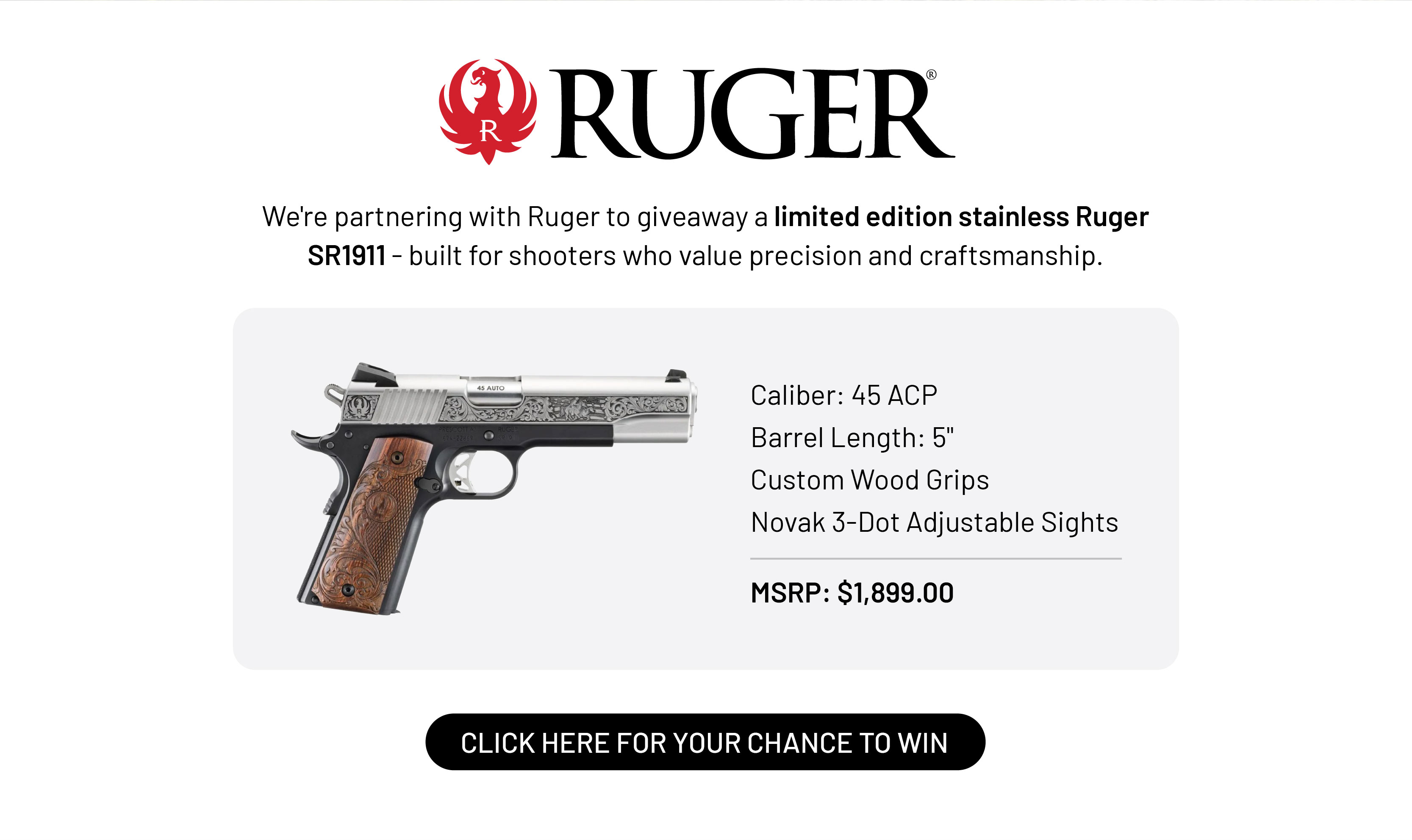Ruger Brand of the Month Giveaway
