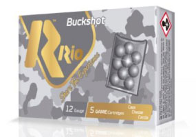 Rio Royal Buck Low Recoil 12ga Ammo 2.75" Buckshot 9 Pellets 00