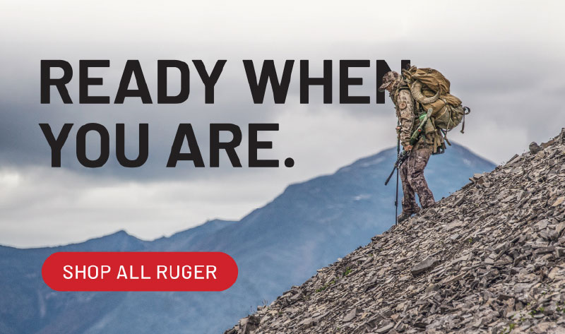 Ready when you are. Shop all Ruger.
