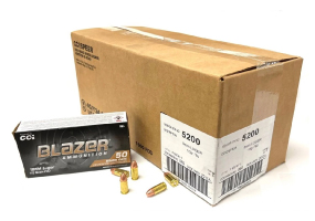 CCI Blazer Brass Ammo 9mm 115gr FMJ 1,000 Rounds