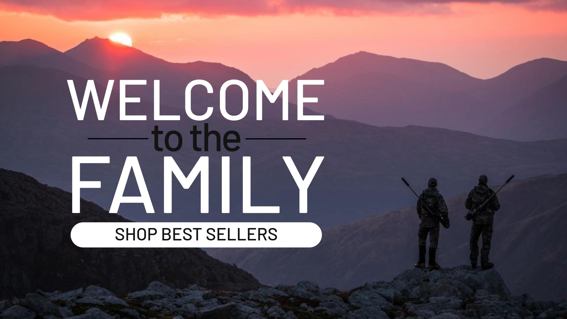 Welcome to the family. Explore best sellers.