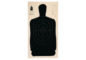 Police Silhouette Targets 100 Pack