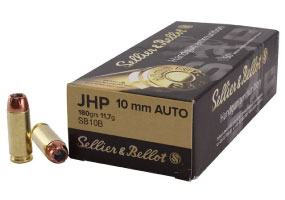 Sellier & Bellot Training & Practice 10mm Auto 180gr JHP 50 Rounds