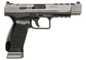 Canik TP9SFx 9mm Optic Ready Pistol, 5.2" Tungsten Gray Cerakote, 20+1