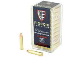Fiocchi Shooting Dynamics .22 Mag 40gr FMJ 50 Rounds