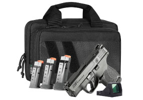 S&W M&P 9 Shield Plus 9mm 10,13,15 Round Viridian Optic Carry On Bundle