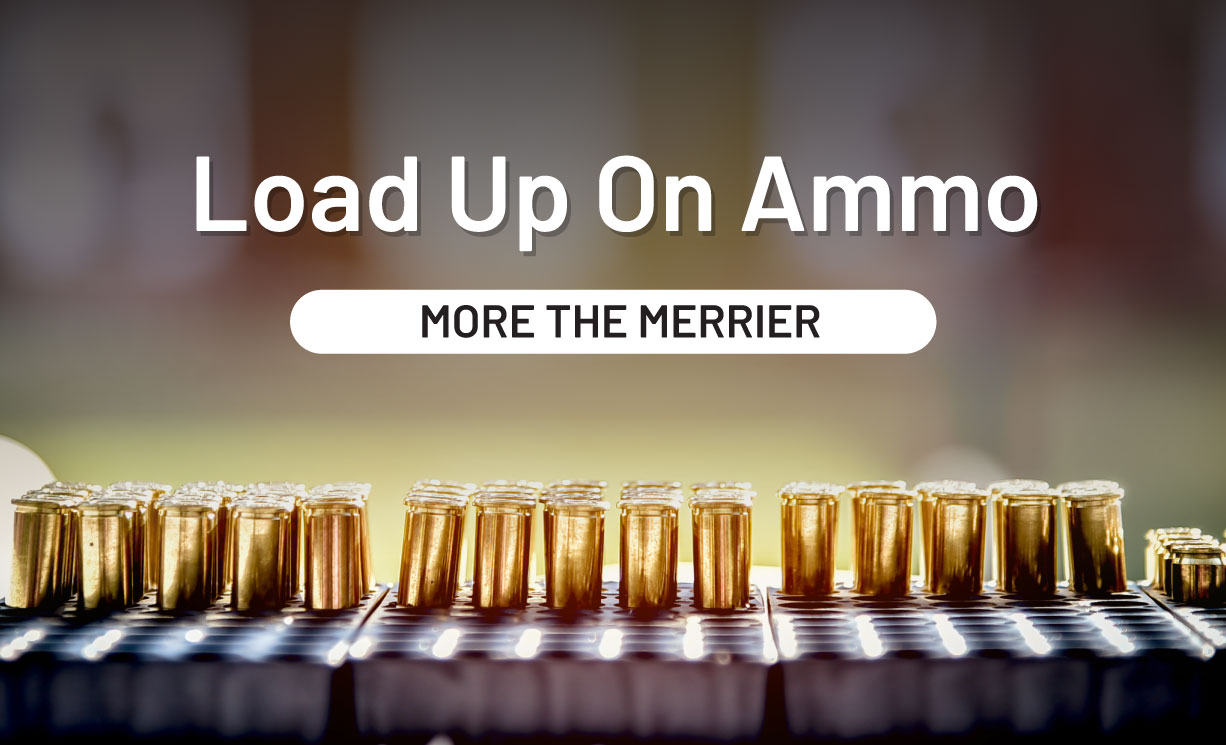 Load up on ammo. More the merrier.