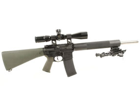 Used Palmetto State PA15, 223/5.56, Scope, Heavy Barrel