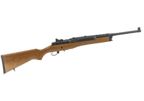 Ruger Mini-14 Ranch 5.56x45 NATO 18.5" Blued, Hardwood Stock 5+1