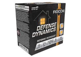 Fiocchi Defense Dynamics 12ga 2-3/4" 00-Buckshot 9-pellet 25 Rounds