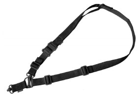 Magpul MS4 Dual QD Sling GEN2 1.25" W Adjustable One-Two Point Black Nylon Webbing