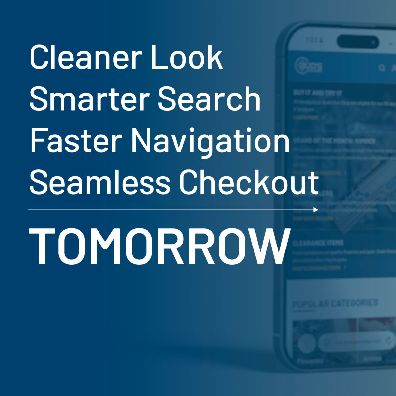 Cleaner look. Smarter search. Faster navigation. Seamless checkout. Tomorrow.