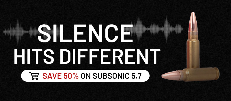 Silence hits different. Save 50% on subsonic 5.7.