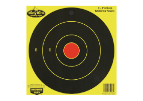 Birchwood Casey Dirty Bird Bull's-Eye Targets 8 Pack