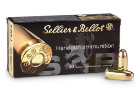 Sellier & Bellot Full Metal Jacket 45 ACP Ammo 50 Rounds