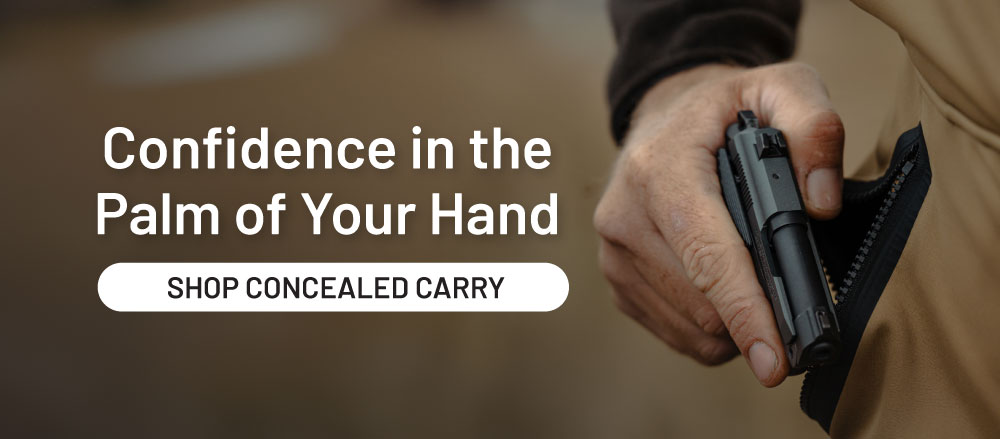 Confidence in the palm of your hand. Shop conealed carry