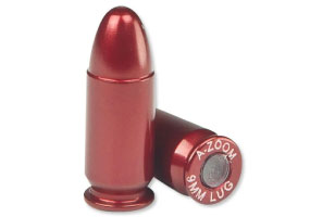 A-Zoom Snap Caps 9mm Luger Aluminum 5 Pack