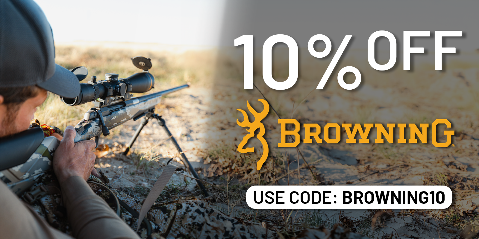 Browning 10% off all week. Use code BROWNING10.