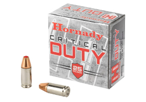 Hornady Critical Duty FlexLock 9mm Ammo 135gr 25 Rounds