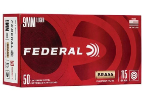 Federal Champion 9mm 115gr FMJ