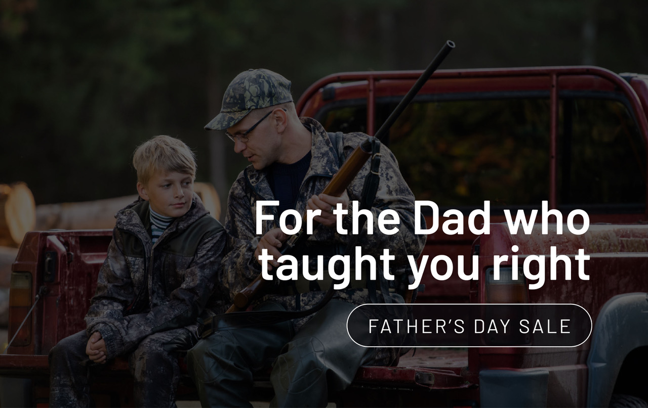 For the dad who taught you right. Father's Day Sale.