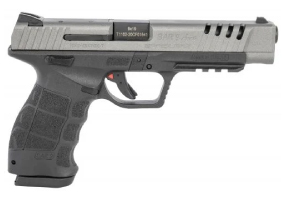 SAR USA SAR9 Sport 9mm Platinum Slide / Black Polymer Frame Pistol