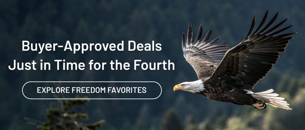 Buyer-approved deals just in time for the fourth. Explore freedom favorites.