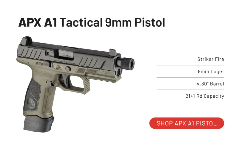 Shop APX A1 Tactical 9mm Pistol