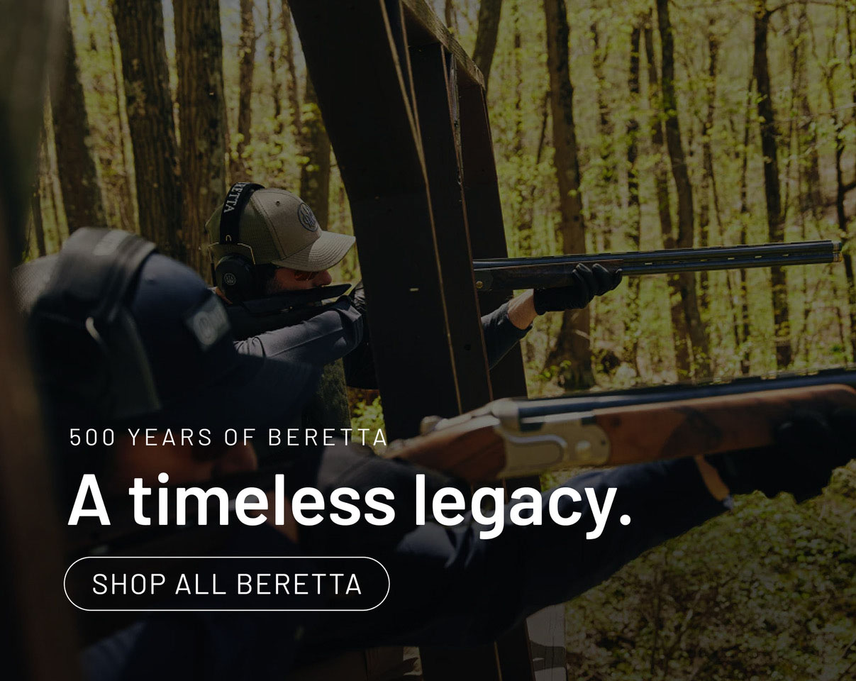 500 years of Beretta. A timeless legacy. Shop all Beretta.