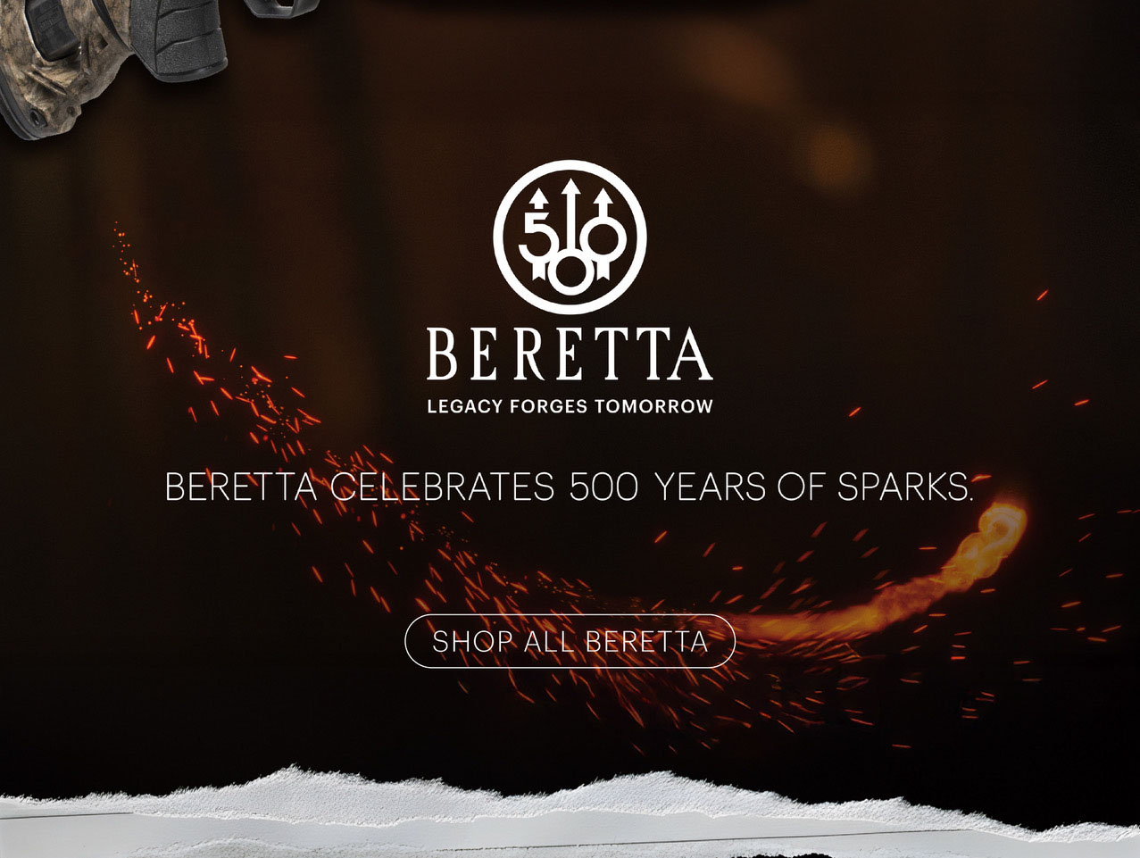 Beretta celebrates 500 years of sparks. Shop all Beretta.