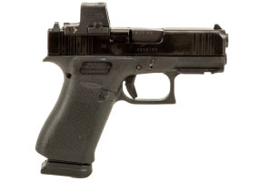 GLOCK 43X 9MM 15RD MOS HOLO EPS Black