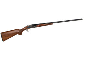 CZ Sharp-Tail 28 Gauge Color Case Hardened with Black Hard Chrome Barrels Side By Side