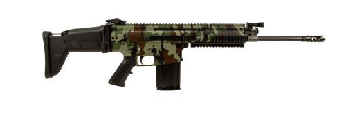 Used FN SCAR 17S Woodland Edition, .308 Winchester, 2 Magazines, Factory Box