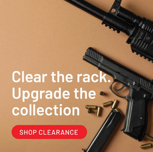 Clear the rack. Upgrade the collection. Shop Clearance.