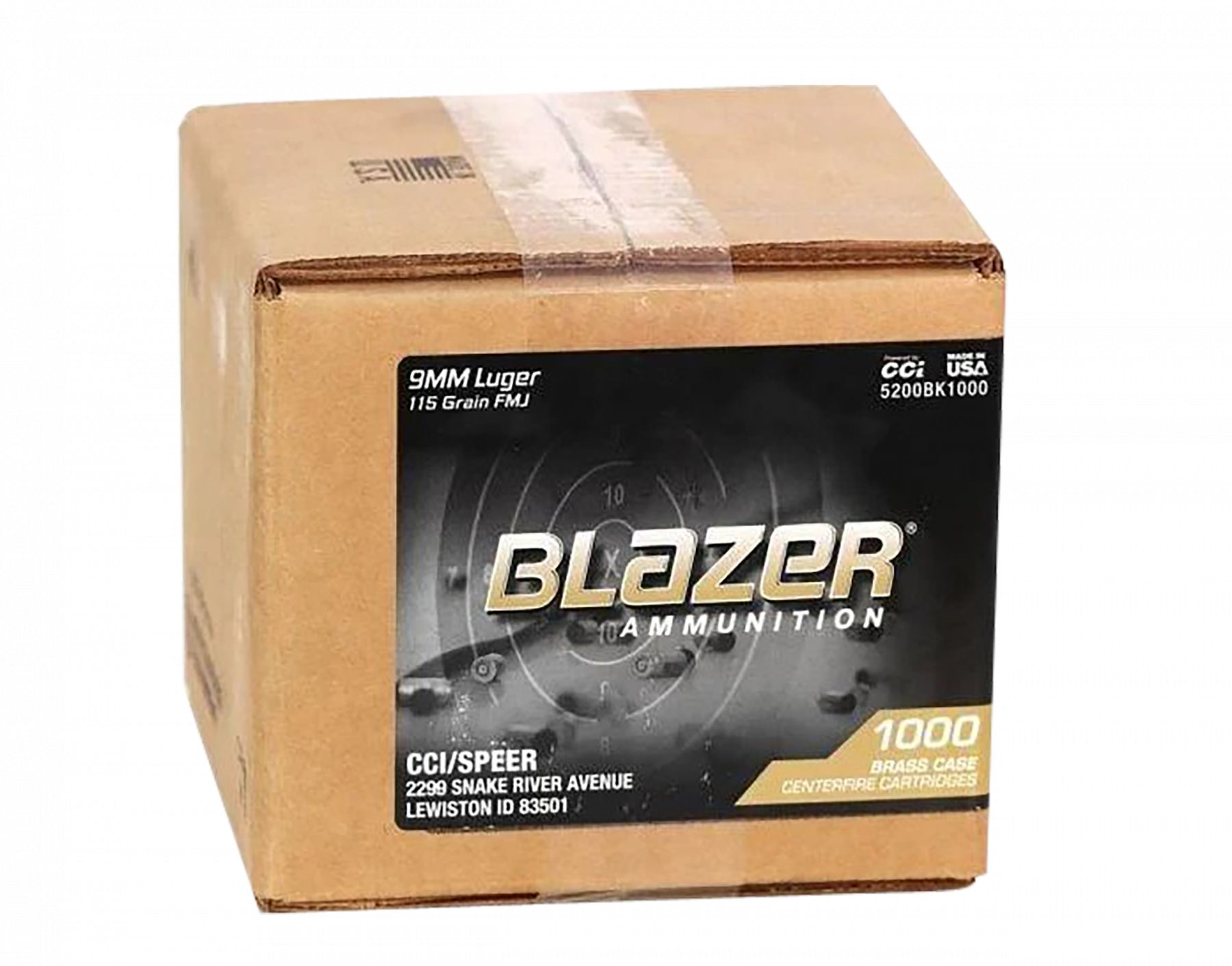 CCI Blazer Brass 9mm Full Metal Jacket